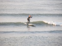 Dave Catches a Morning Wave
